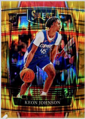 Keon Johnson [Gold Flash Prizm] #115