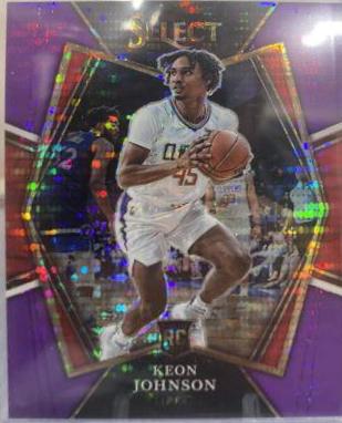 Keon Johnson [Neon Purple Pulsar] #115