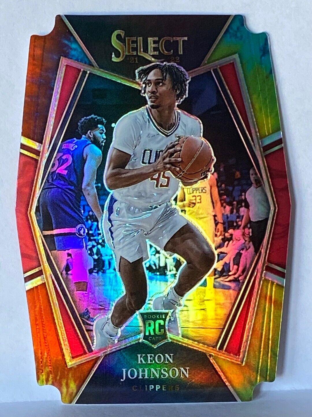 Keon Johnson [Tie Dye Prizm Die Cut] #115