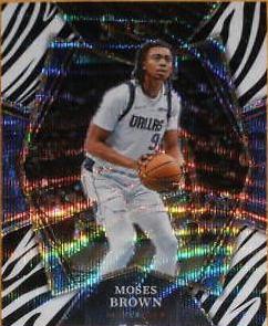Moses Brown [Zebra Prizm] #177