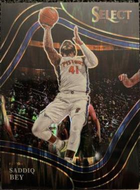 Saddiq Bey [Orange Flash Prizm] #213