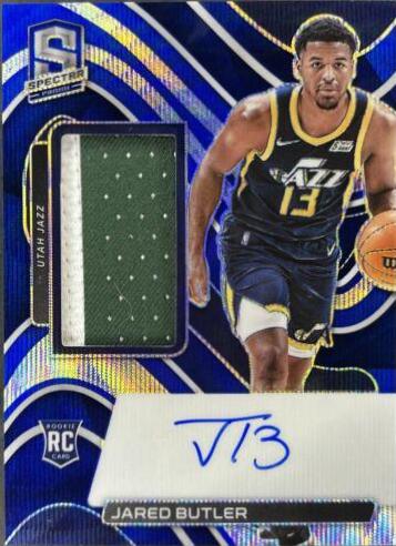 Jared Butler [Jersey Autograph Blue Wave] #183