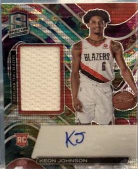 Keon Johnson [Jersey Autograph Celestial] #176