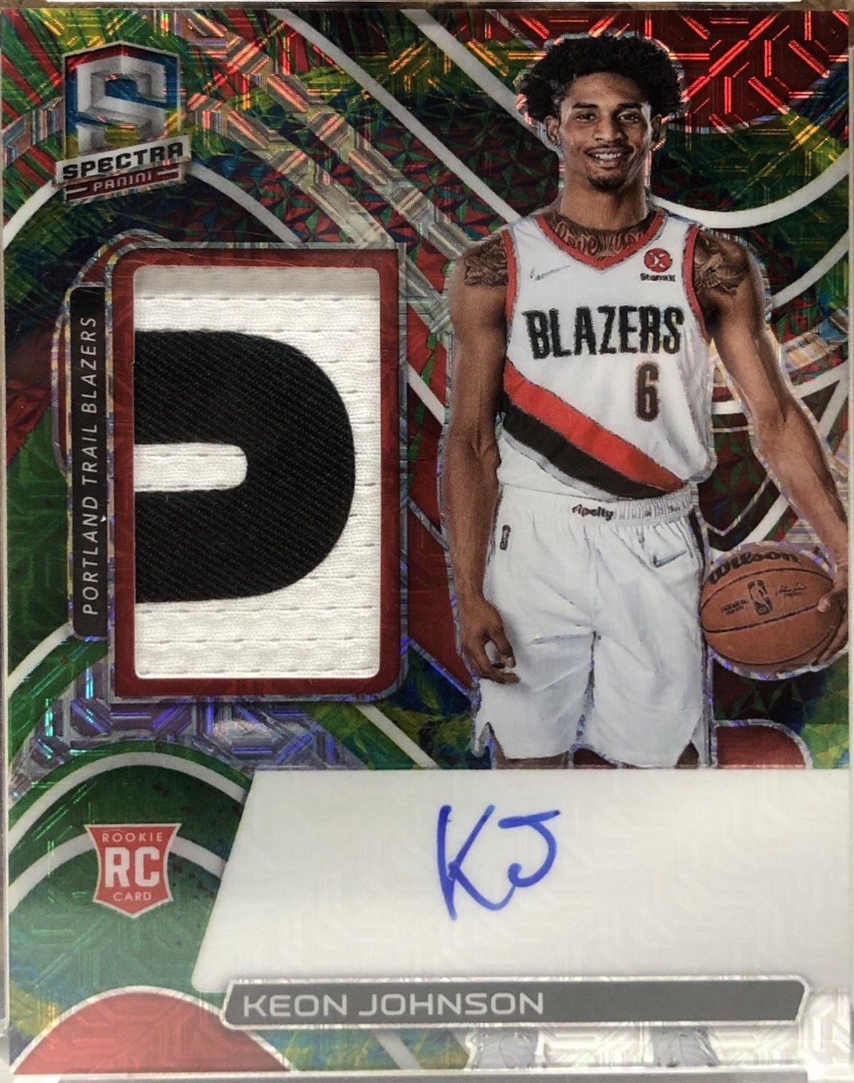 Keon Johnson [Jersey Autograph Meta] #176
