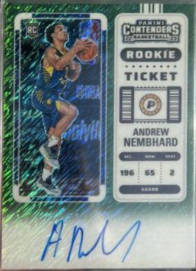 Andrew Nembhard [Autograph Premium Edition Green Shimmer Ticket] #119