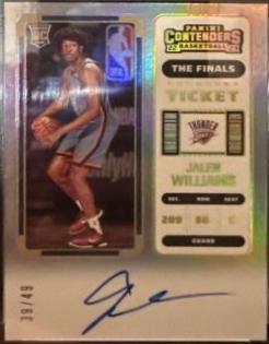 Jalen Williams [Autograph Premium Edition Ticket] #115