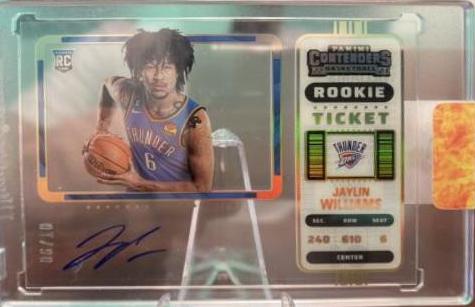 Jaylin Williams [SP Variation Autograph Clear Ticket] #138V