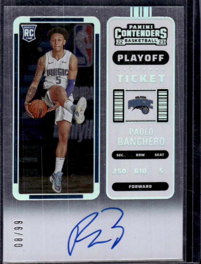 Paolo Banchero [Autograph Premium Edition Ticket] #112