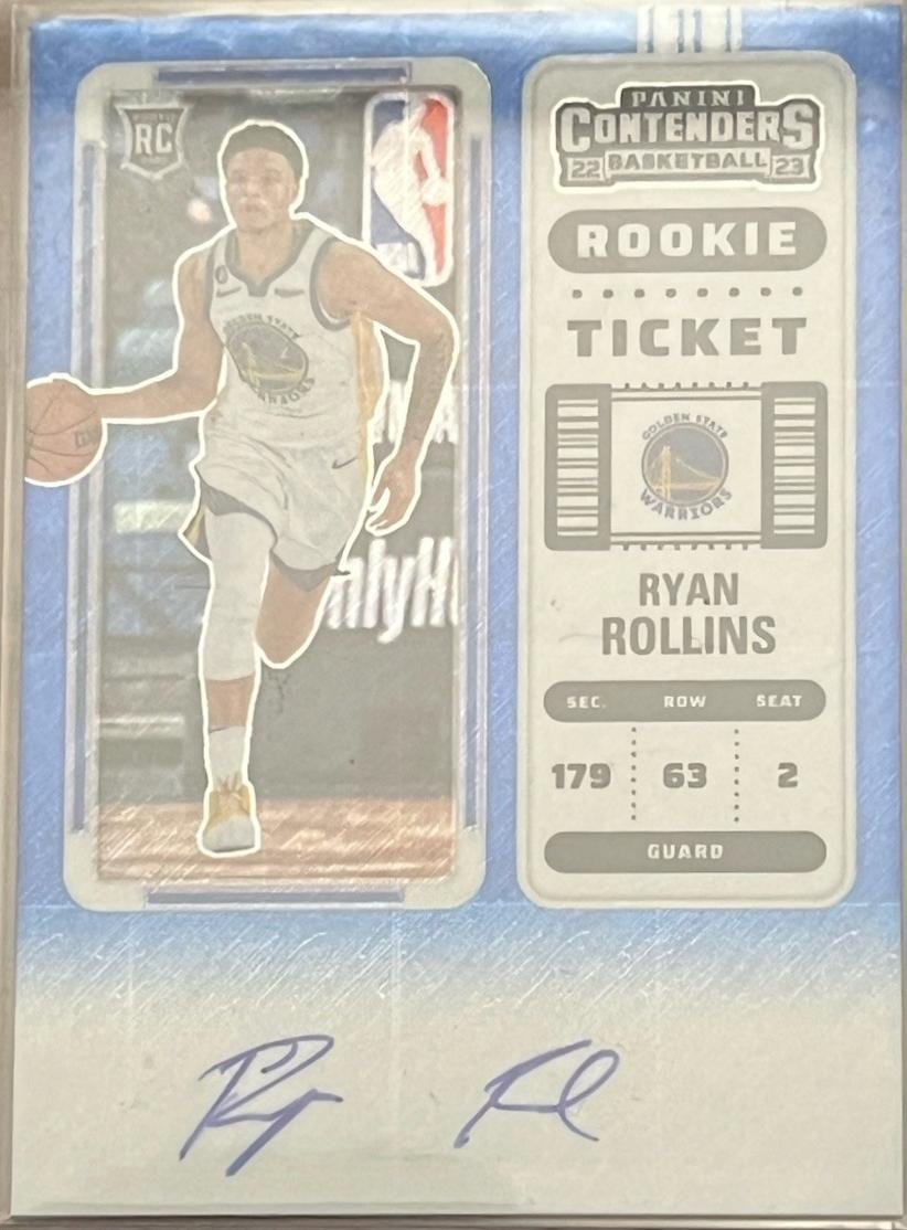 Ryan Rollins [Autograph Premium Edition Blue Shimmer Ticket] #121