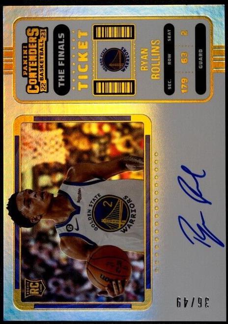 Ryan Rollins [Autograph The Finals Ticket] #121