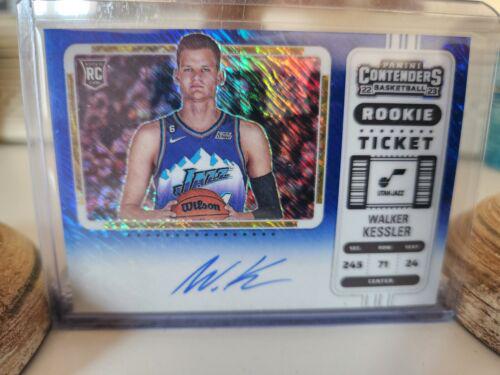 Walker Kessler [Autograph Premium Edition Blue Shimmer Ticket] #134