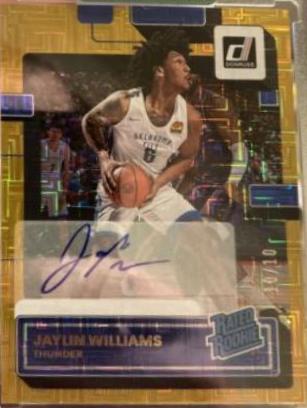 Jaylin Williams [Signature Choice Gold] #241
