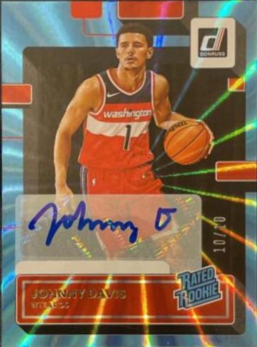 Johnny Davis [Signature Light Blue Laser] #210