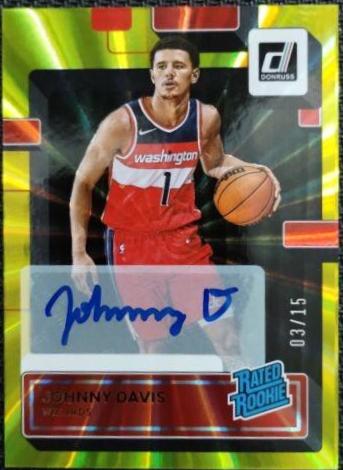 Johnny Davis [Signature Yellow Laser] #210