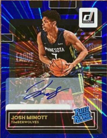 Josh Minott [Signature Blue Laser] #245