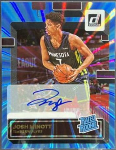Josh Minott [Signature Light Blue Laser] #245