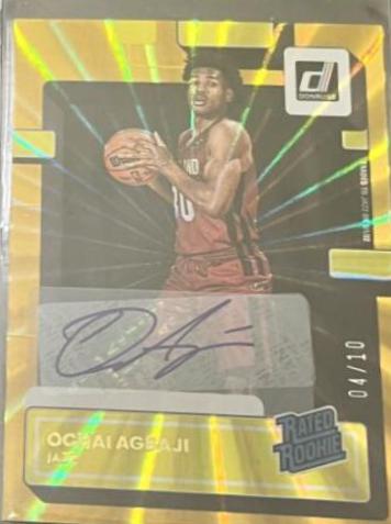 Ochai Agbaji [Signature Choice Gold] #214