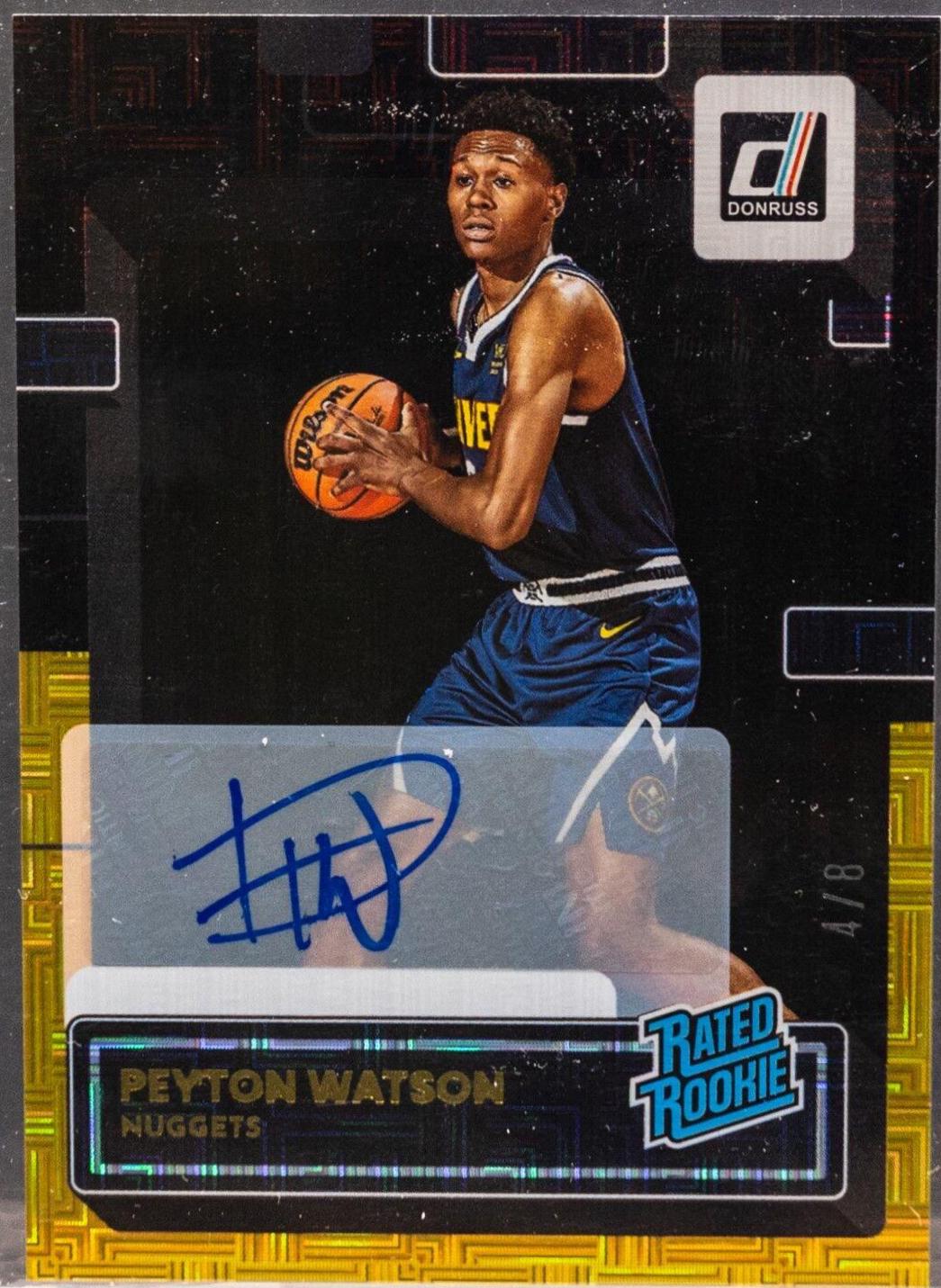 Peyton Watson [Signature Choice Black Gold] #230