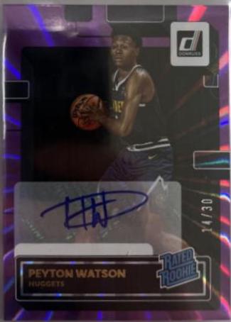 Peyton Watson [Signature Purple Laser] #230