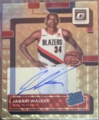 Jabari Walker [Signature Gold] #242