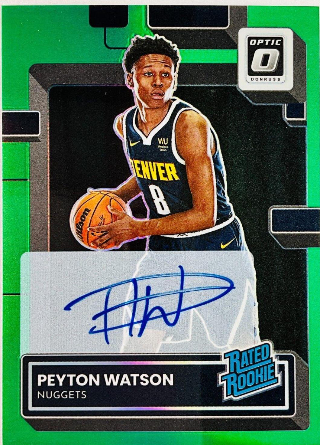 Peyton Watson [Signature Green] #223