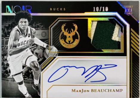 MarJon Beauchamp [Patch Autograph Gold] #346