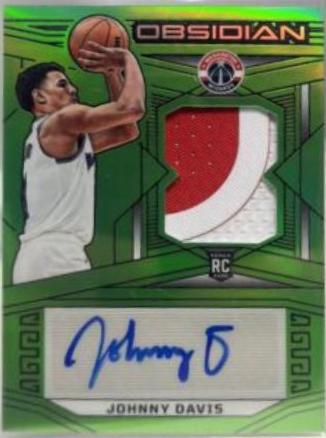 Johnny Davis [Jersey Autograph Green Flood] #239