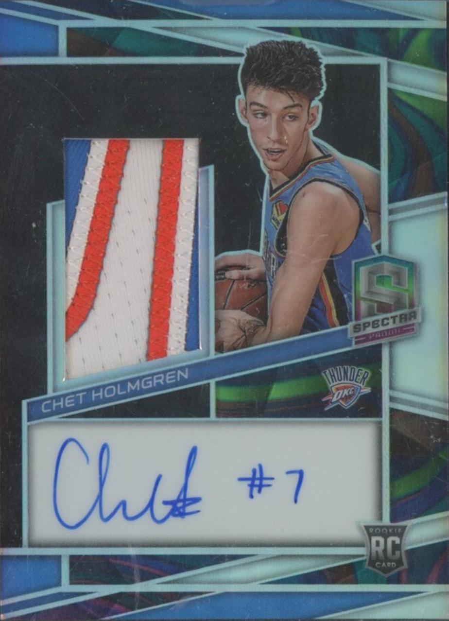 Chet Holmgren [Jersey Autograph Marble] #244
