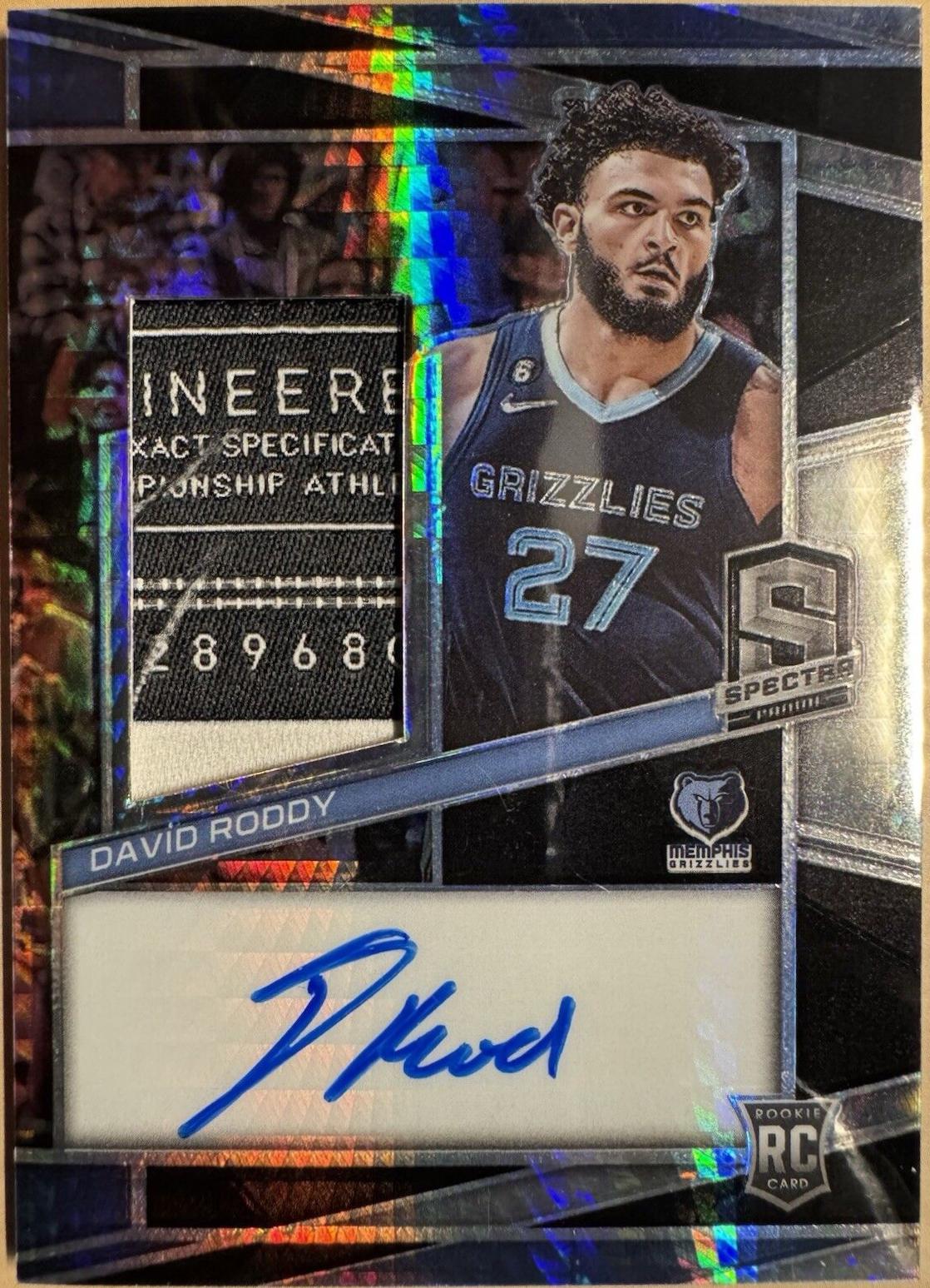 David Roddy [Jersey Autograph Asia Black] #220