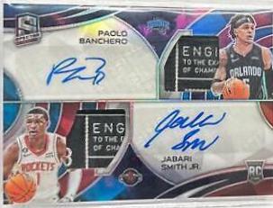 Jabari Smith Jr. [Jersey Autograph Nebula Logoman] #245