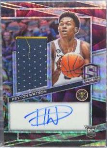 Peyton Watson [Jersey Autograph Purple Wave] #224