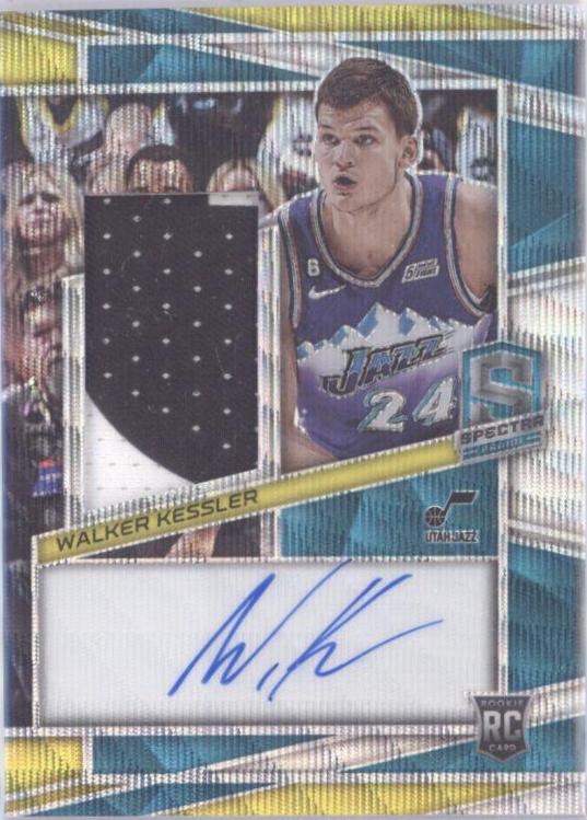 Walker Kessler [Jersey Autograph Blue Wave] #207