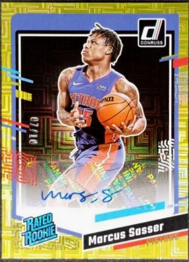 Marcus Sasser [Signature Choice Gold] #266