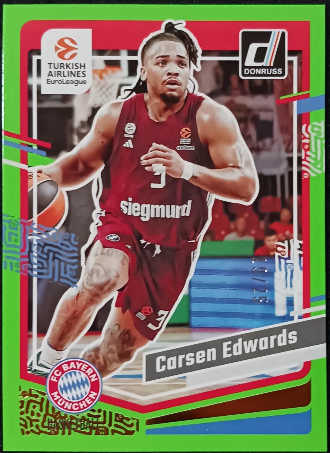 Carsen Edwards [Neon Green Flood] #85