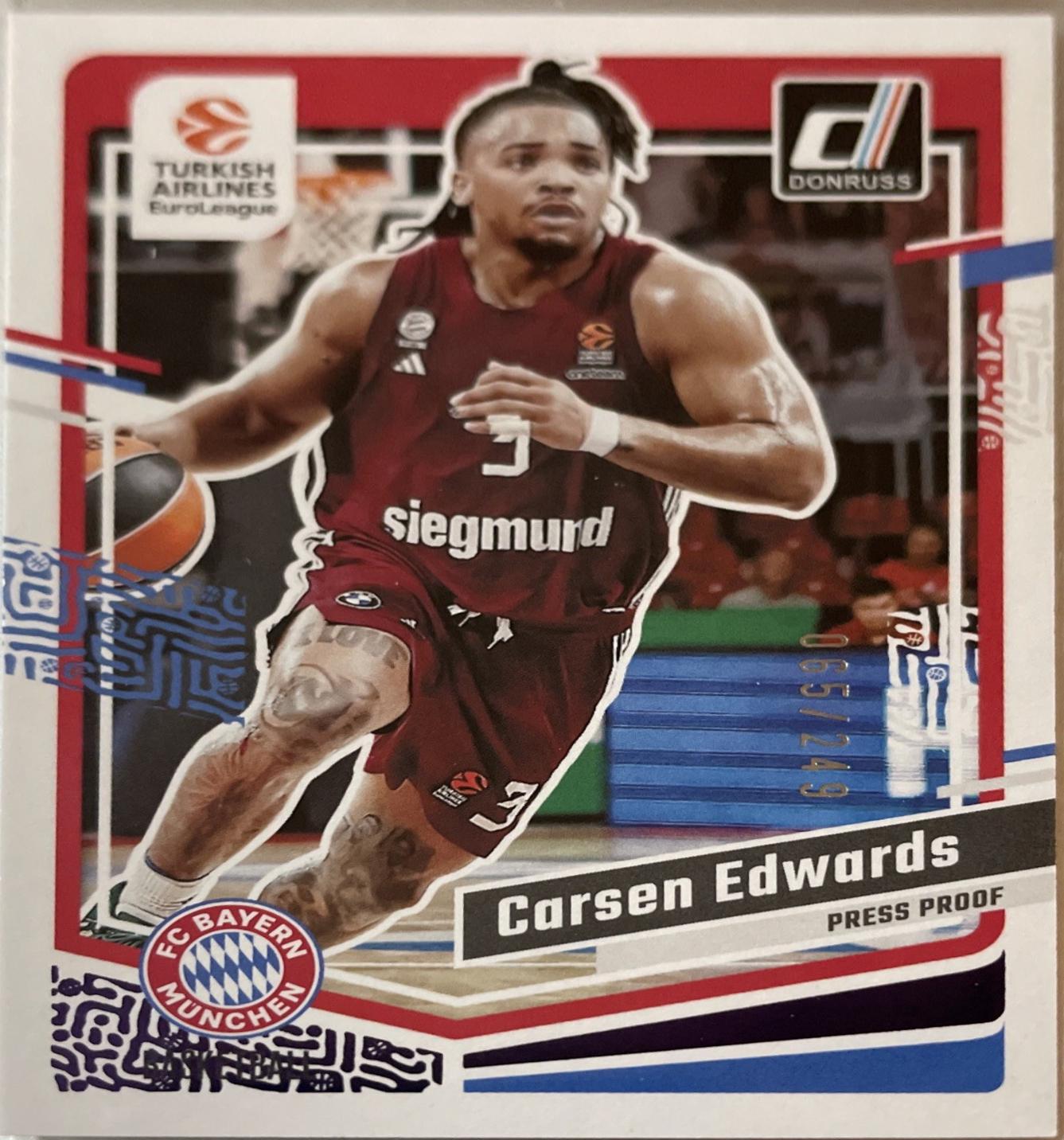 Carsen Edwards [Purple Press Proof] #85
