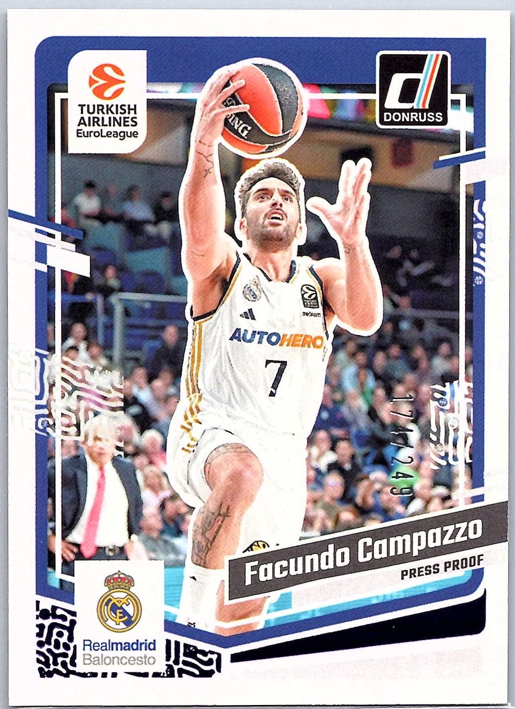 Facundo Campazzo [Purple Press Proof] #92