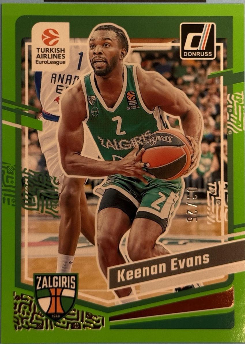 Keenan Evans [Neon Green Flood] #101