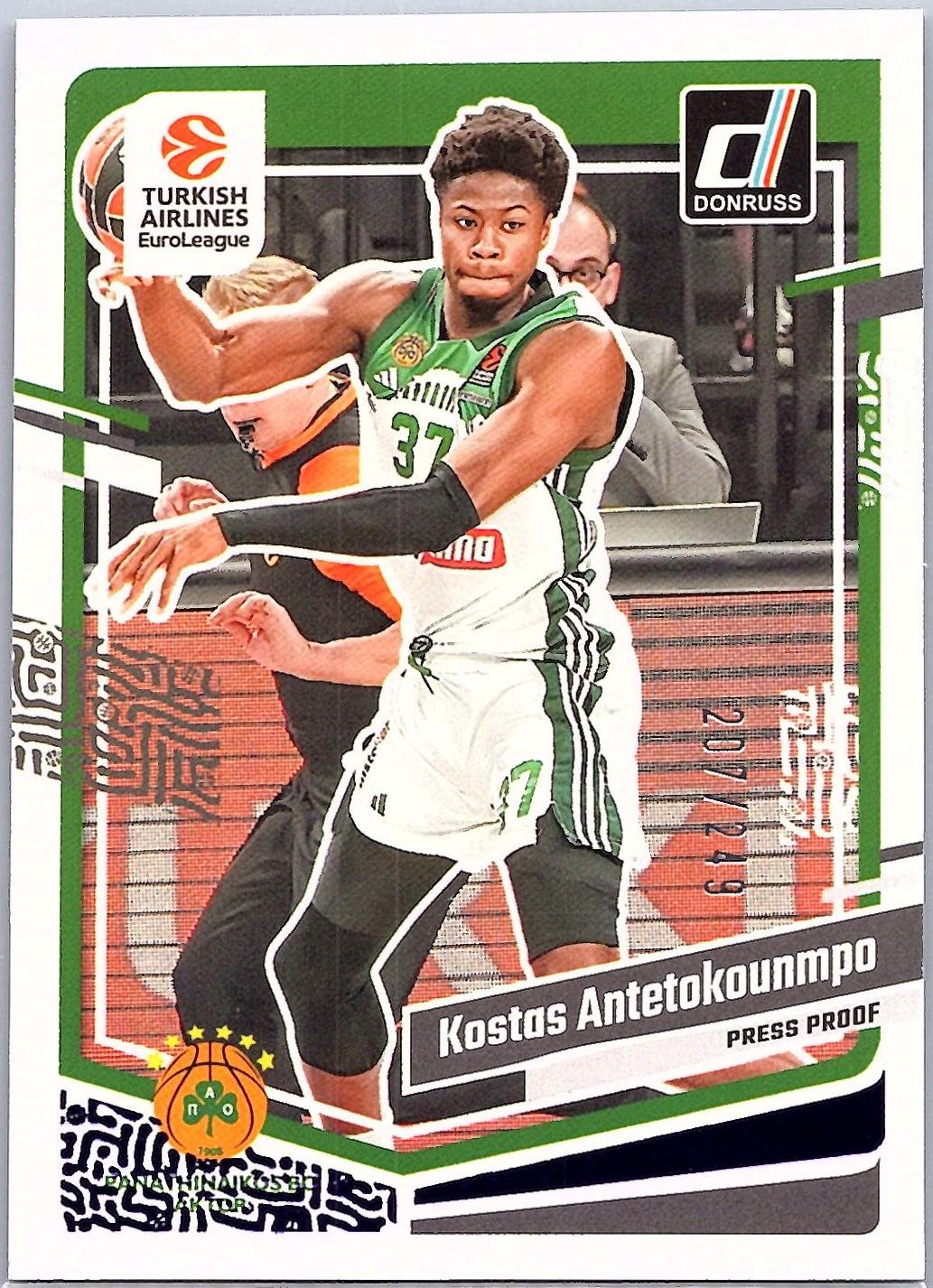 Kostas Antetokounmpo [Purple Press Proof] #83