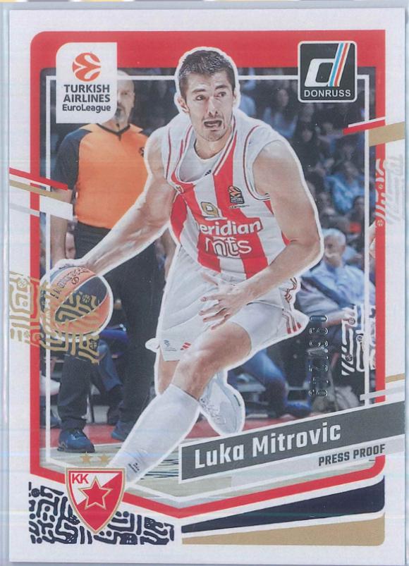 Luka Mitrovic [Purple Press Proof] #15