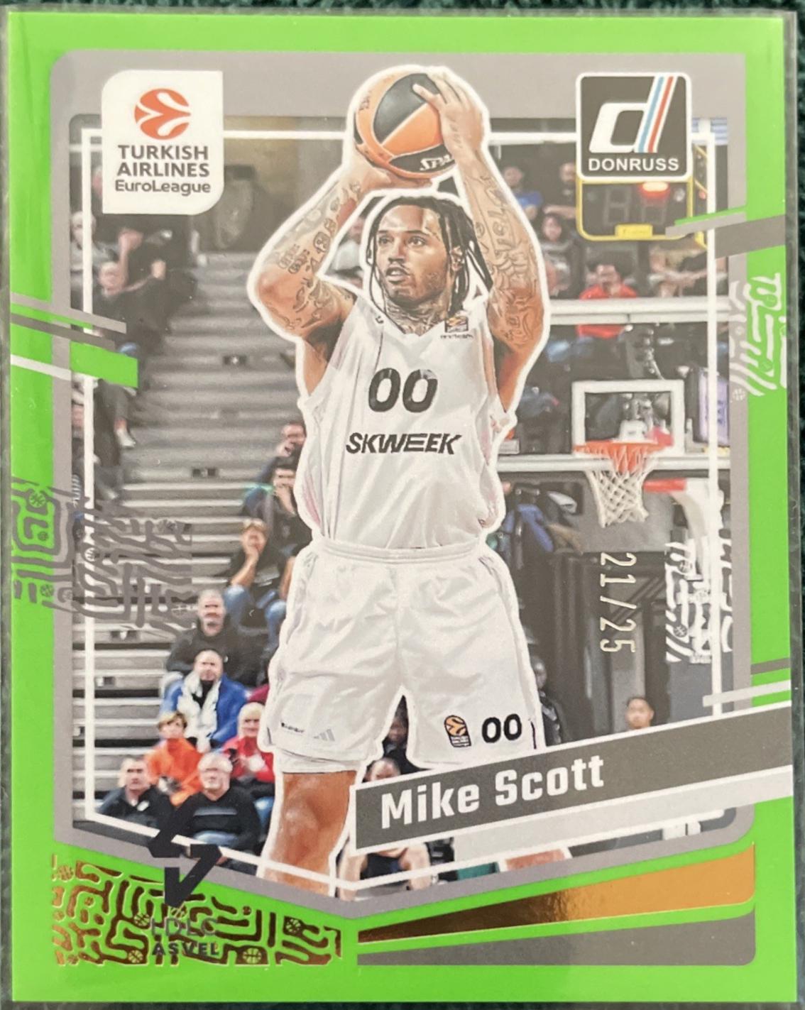 Mike Scott [Neon Green Flood] #107