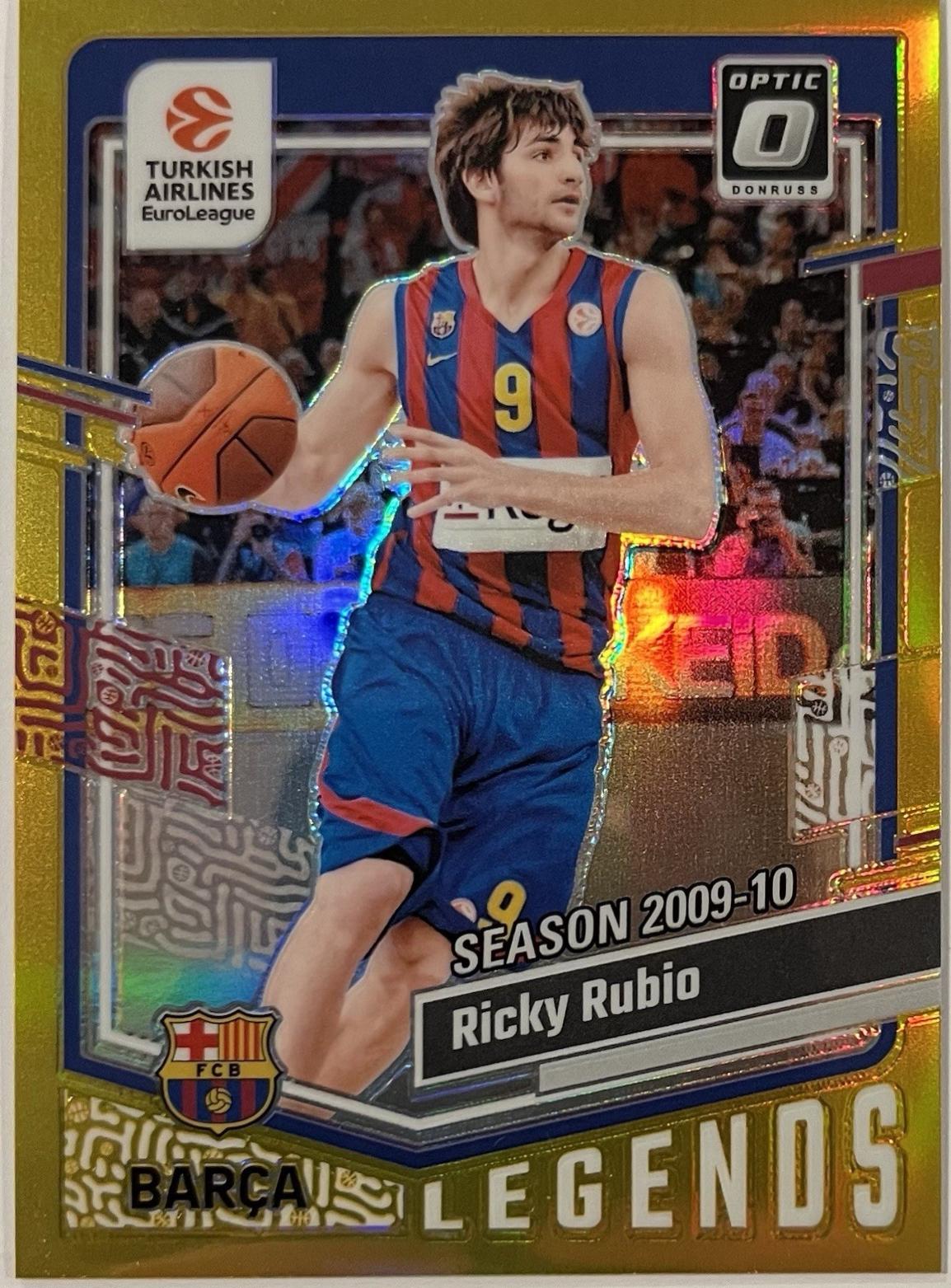 Ricky Rubio [Gold Optic] #188