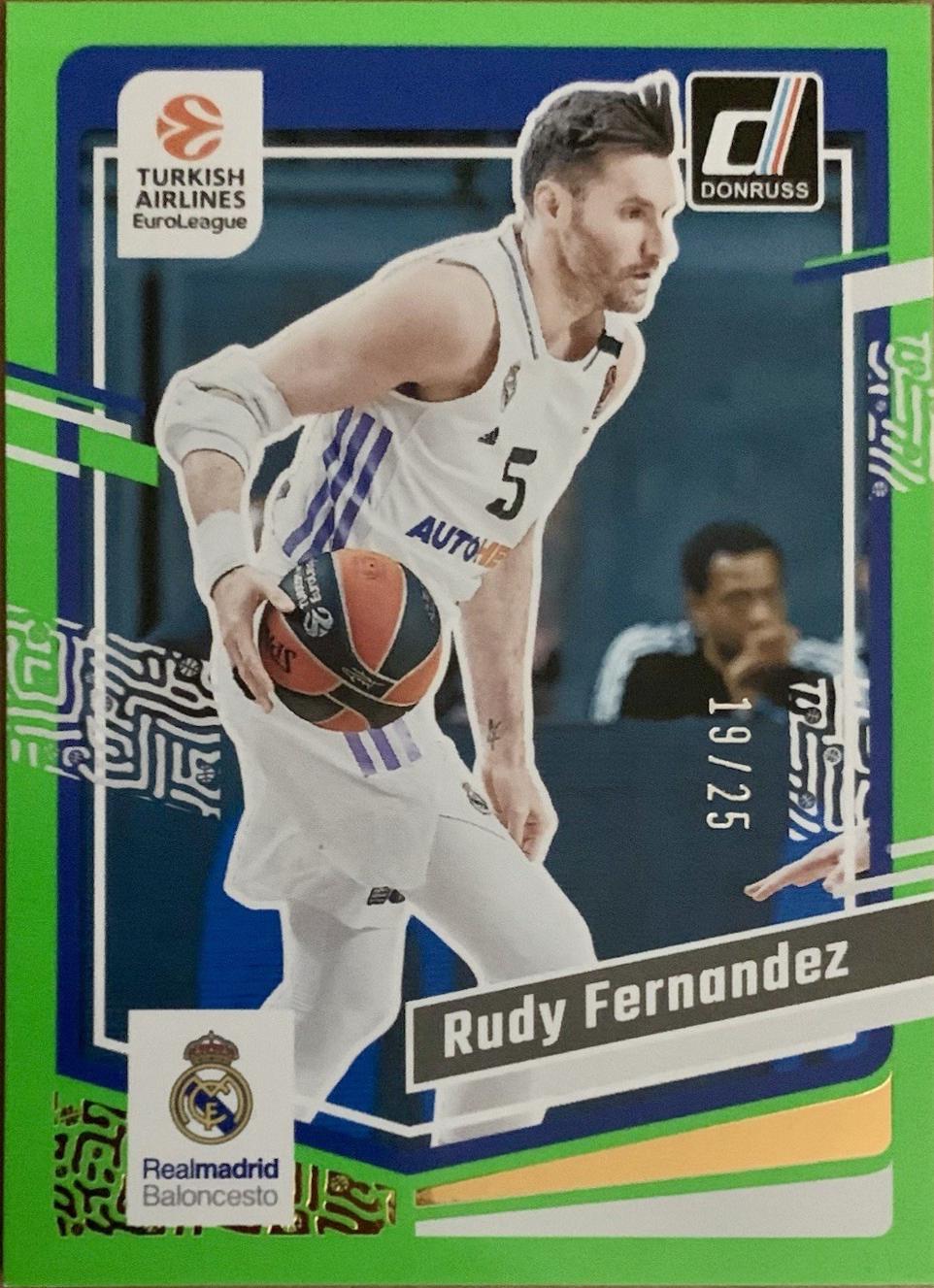 Rudy Fernandez [Neon Green Flood] #103