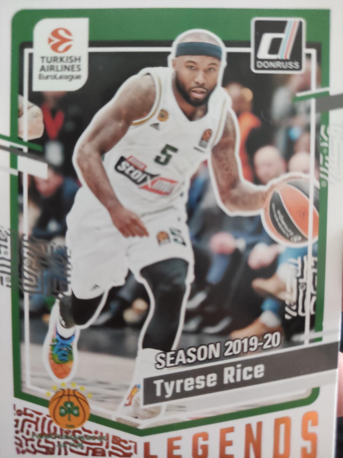 Tyrese Rice #187