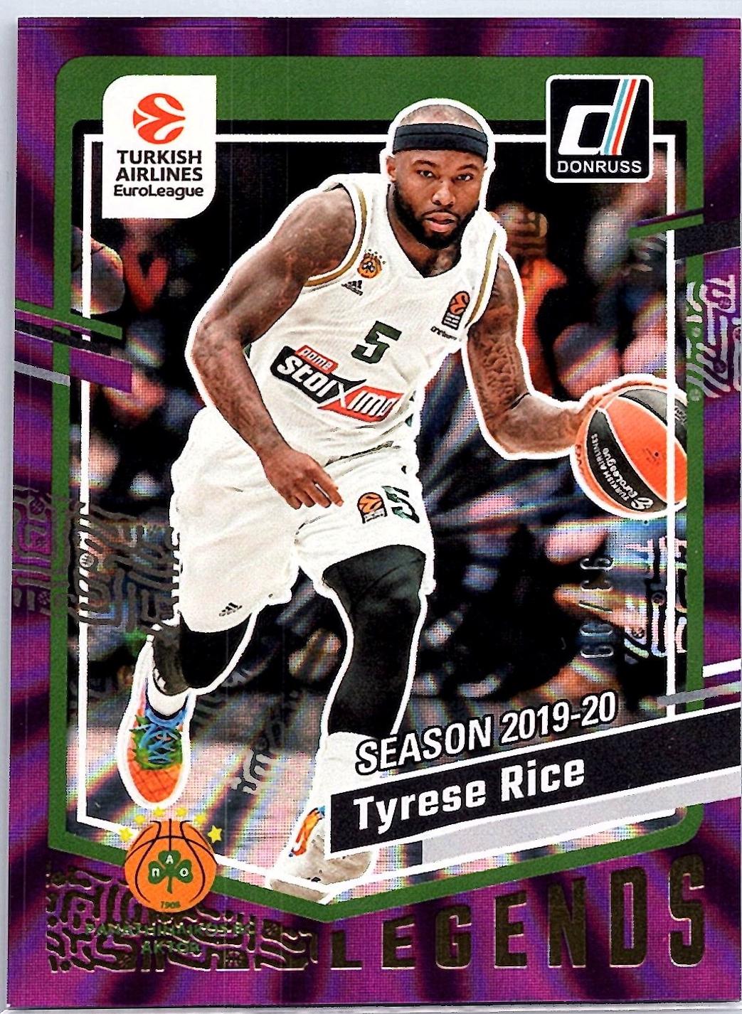 Tyrese Rice [Purple Laser] #187