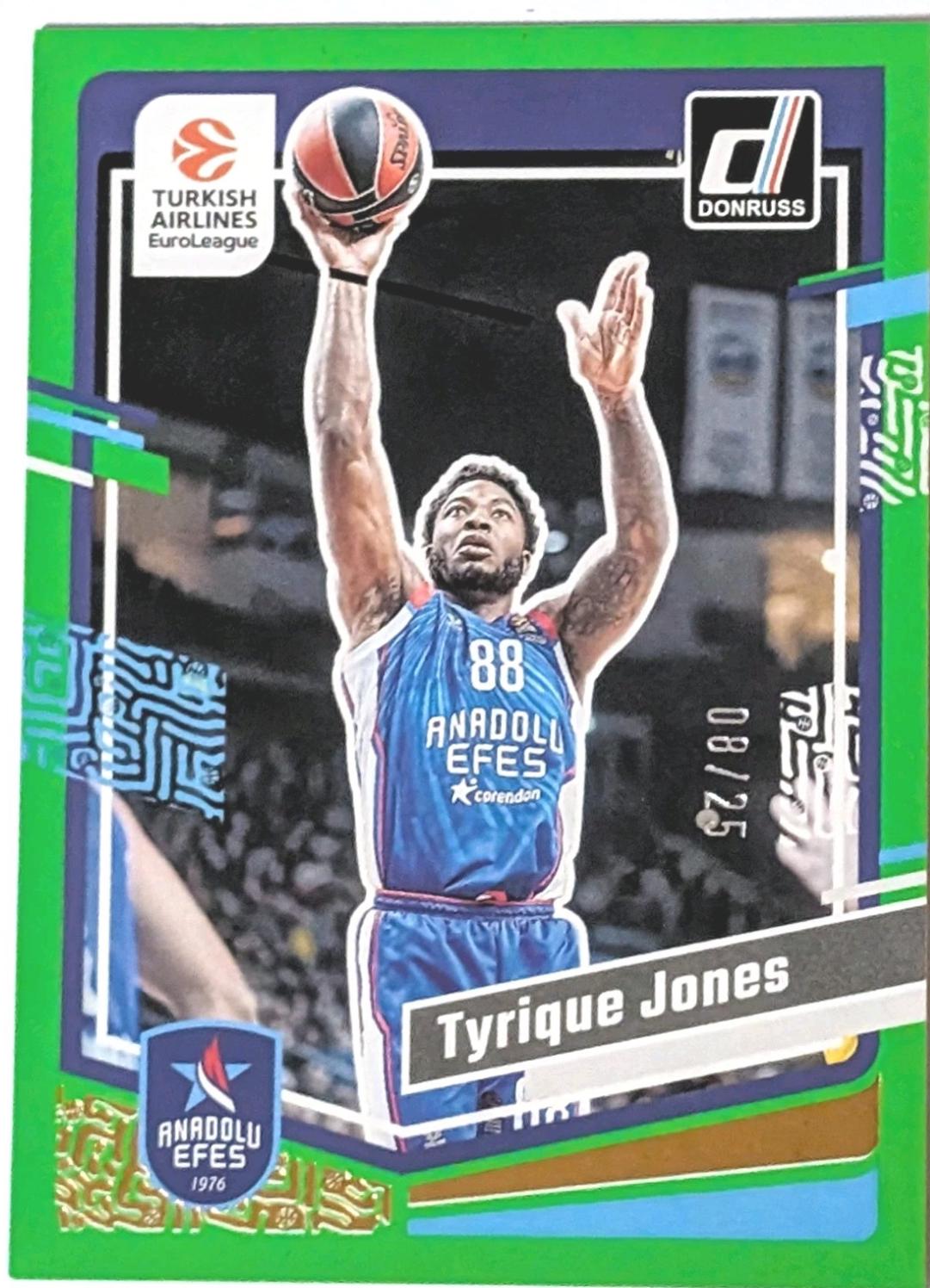 Tyrique Jones [Neon Green Flood] #145