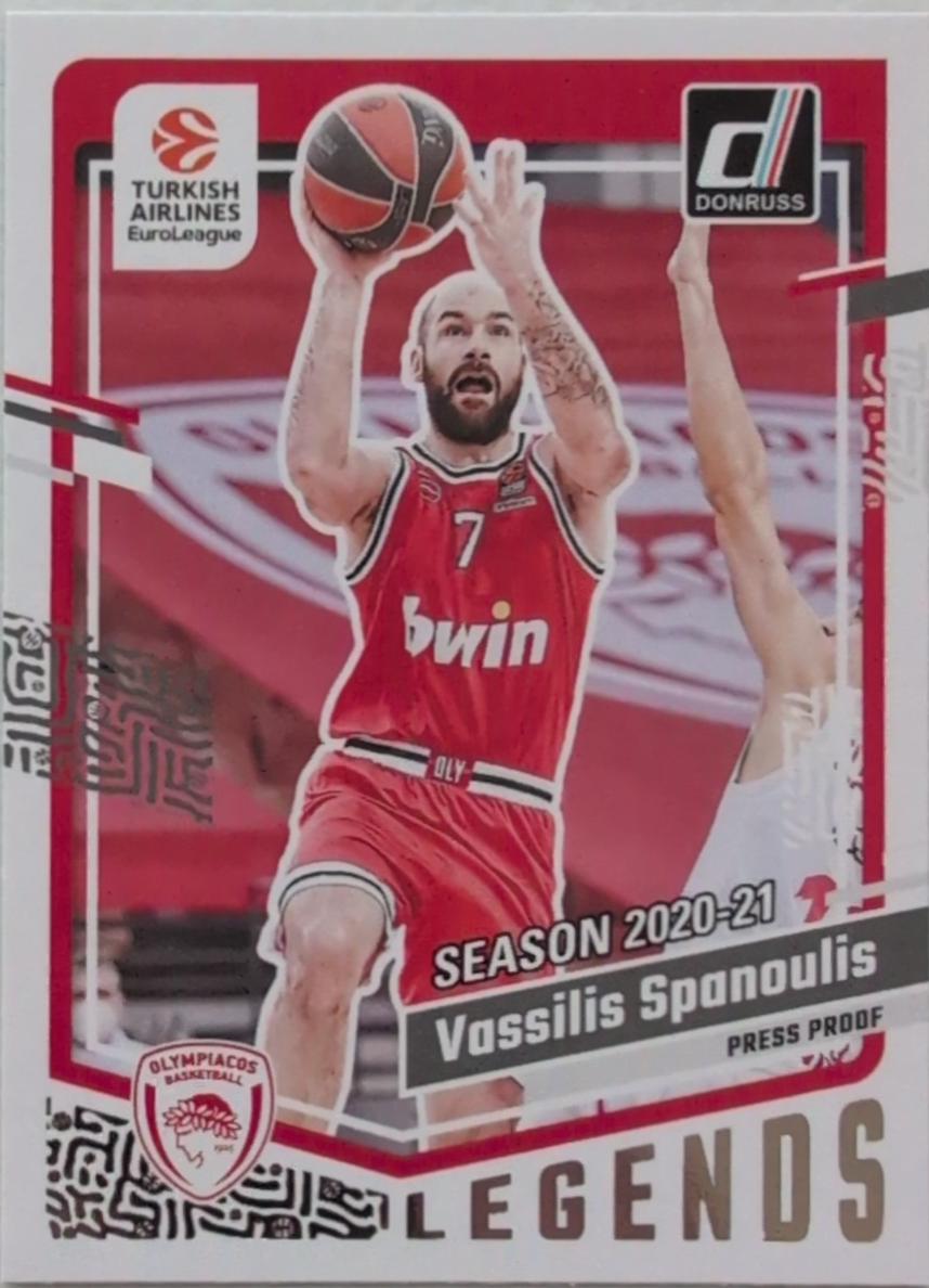 Vassilis Spanoulis [Silver Press Proof] #192
