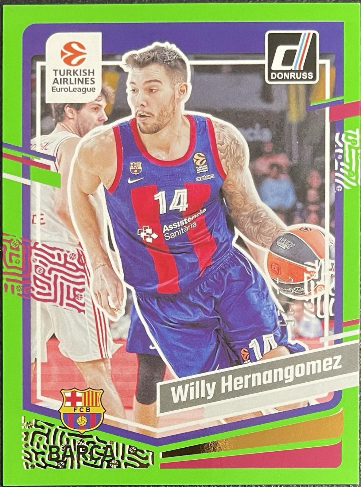 Willy Hernangomez [Neon Green Flood] #93