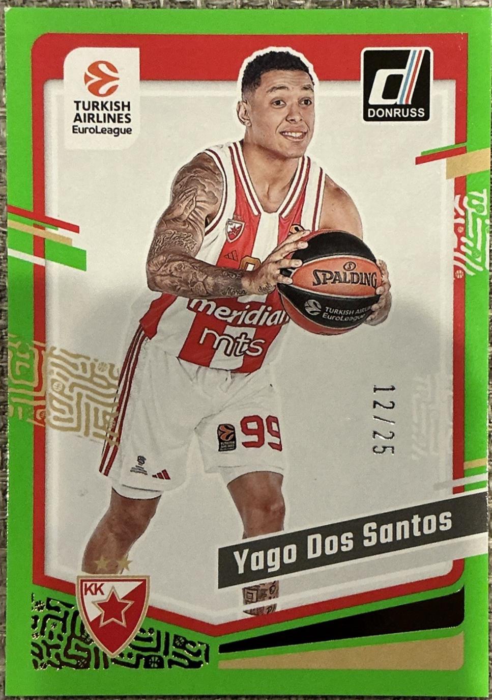 Yago Dos Santos [Neon Green Flood] #127