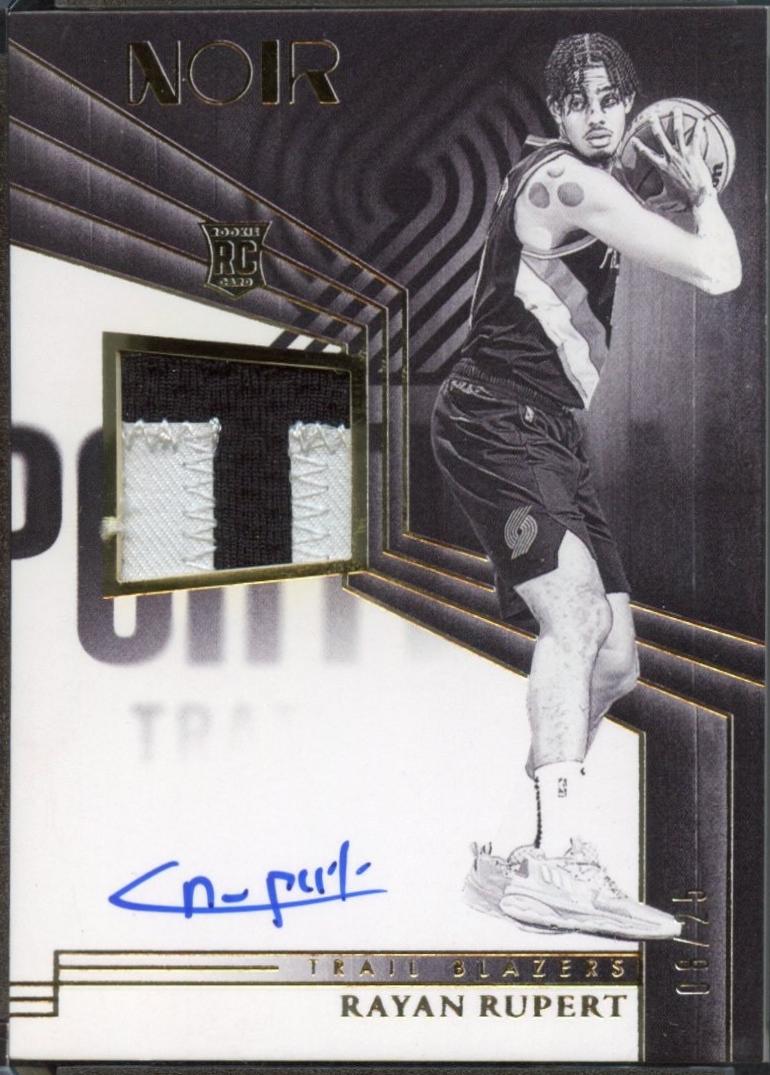 Rayan Rupert [Prime Rookie Patch Autographs Black and White] #310