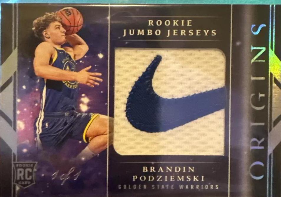Brandin Podziemski [Rookie Jumbo Jersey] #RJJ -P0D